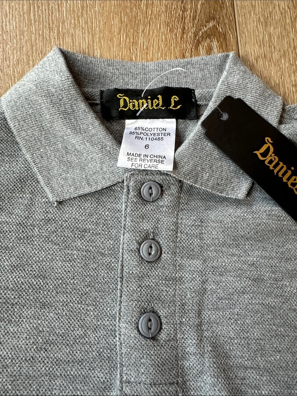 Kids’ Daniel L Gray Short Sleeve Polo Shirt NWT Size 6